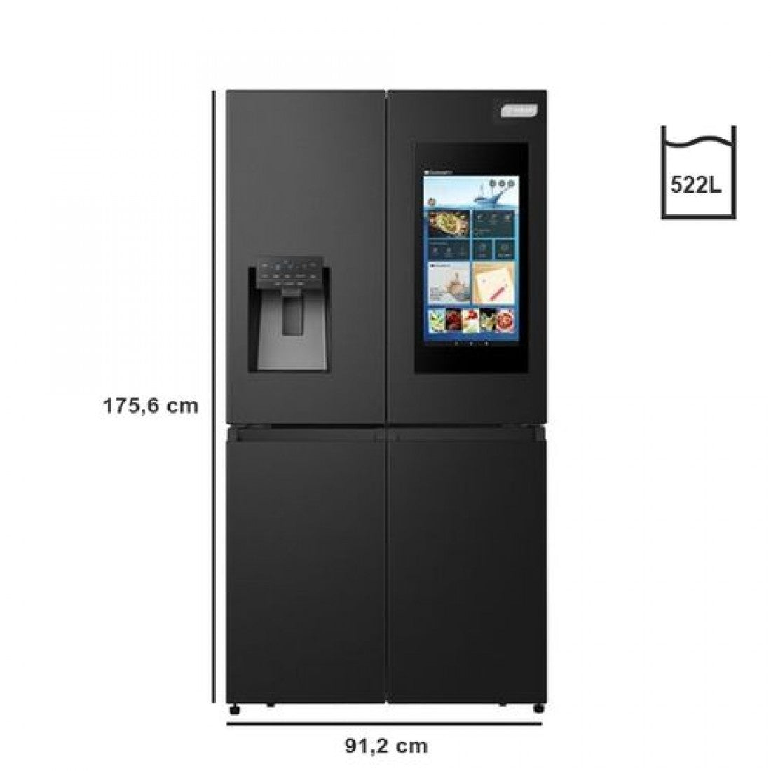 SMART TECHNOLOGY Réfrigérateur Smart Américain - STR-688WIH SMART TECHNOLOGY Réfrigérateur Smart Américain - STR-688WIH
